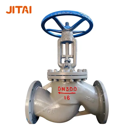API Cast Steel Straight Pattern Globe Valve for Shut-off
