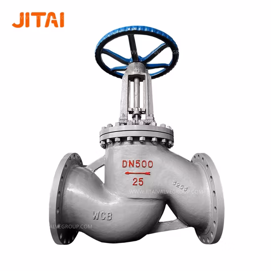 API Cast Steel Straight Pattern Globe Valve for Shut-off