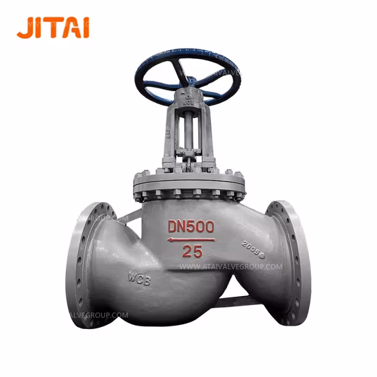 API Cast Steel Straight Pattern Globe Valve for Shut-off